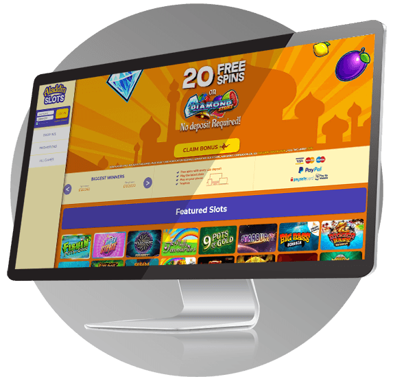 Aladdin Slots Casino Design