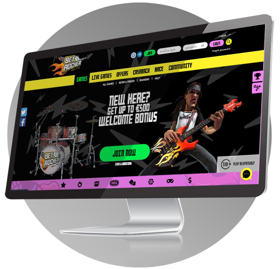 Betrocker Casino desktop version