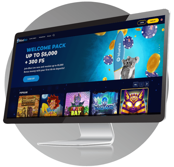 BlueLeo Casino Design
