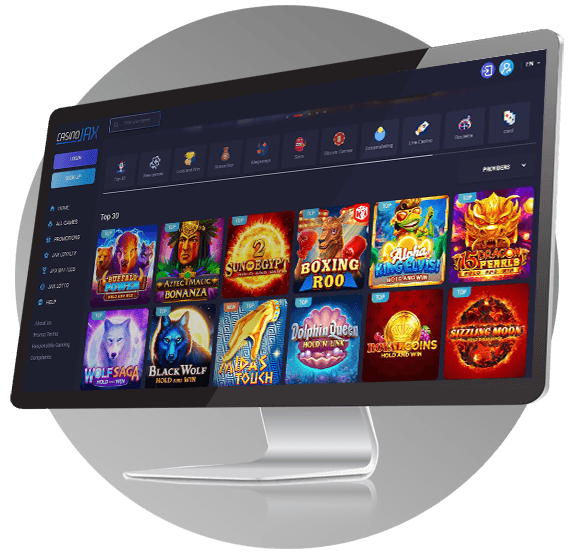 CasinoJAX Desktop Site