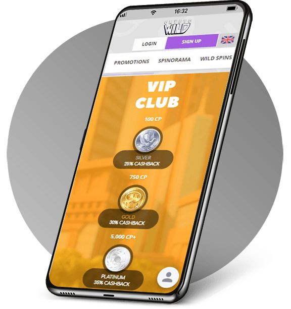 CryptoWild Casino Mobile Version