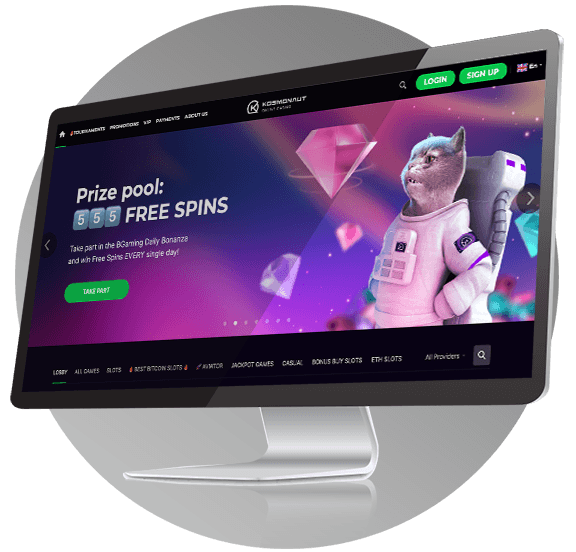 Kosmonaut Casino Design