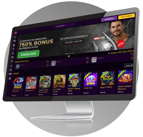 Loco Joker Casino Desktop design
