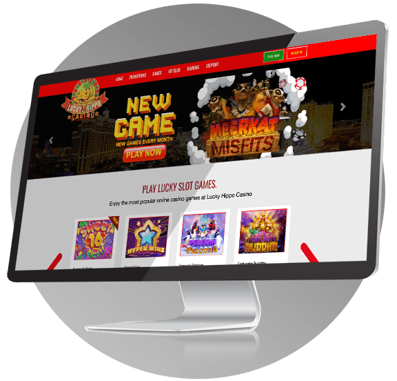 Lucky Hippo site design