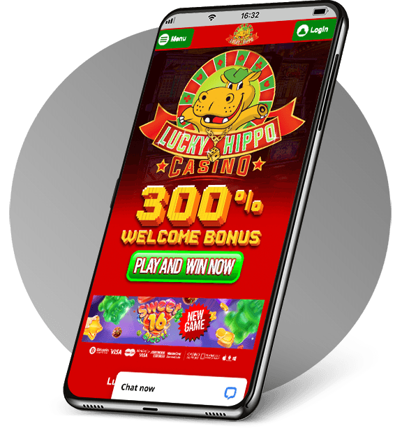 Lucky Hippo Casino mobile design