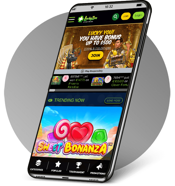 LuckyZon Casino Mobile