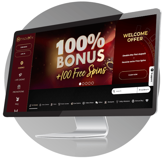 Nevada Win casino website design