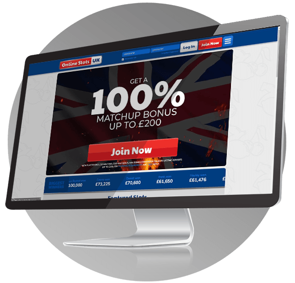 Online Slots UK Casino desktop version