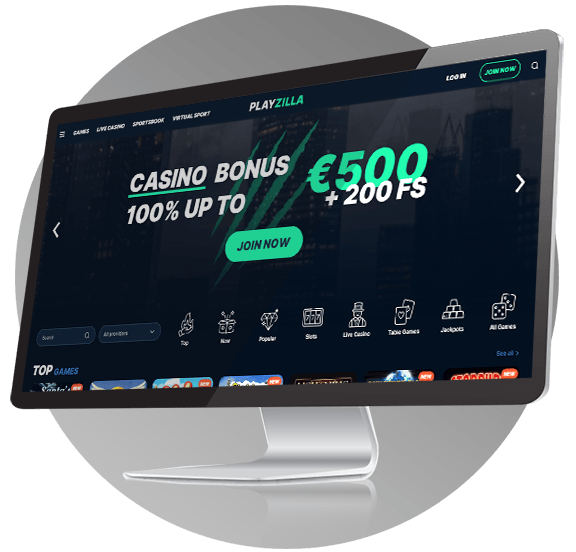 PlayZilla Casino Design
