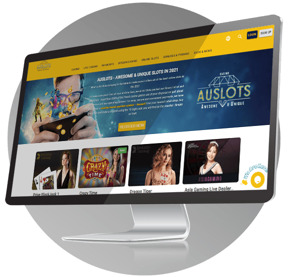 AUSlots Casino Design