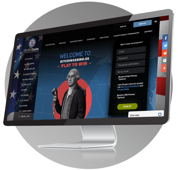 Bitcoin Casino Design