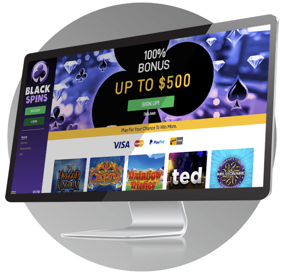 Blackspins Casino Design