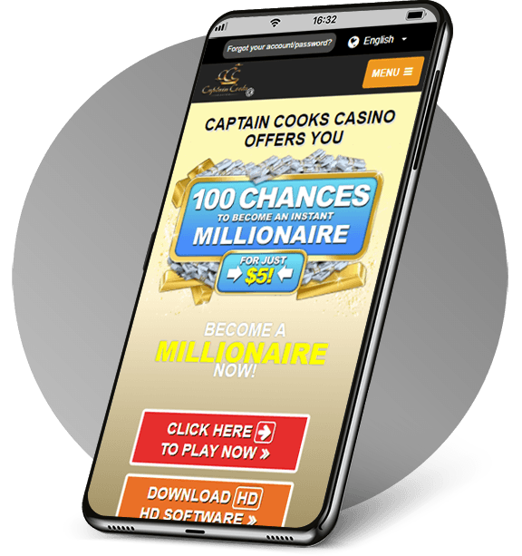 Captain Cooks Mobile Casino