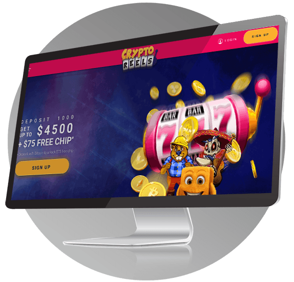 CryptoReels Casino Design