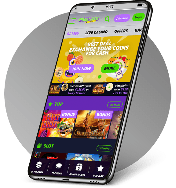 Freaky Aces Mobile Casino