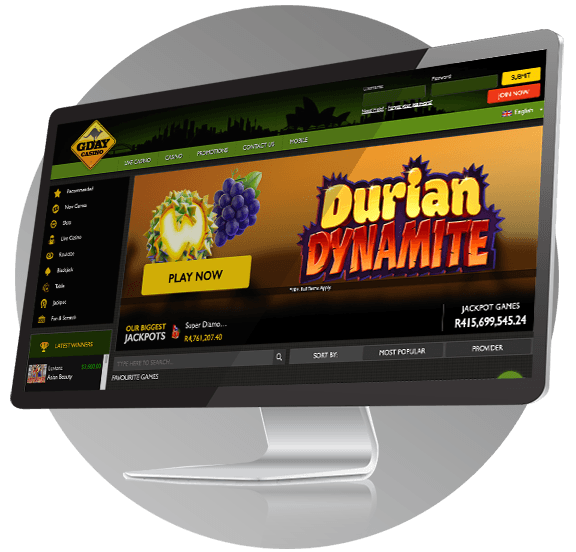 G’day Casino Design