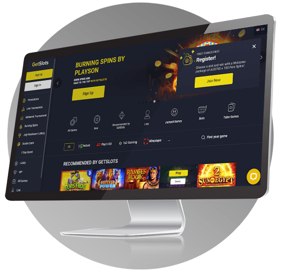 GetSlots Casino Design