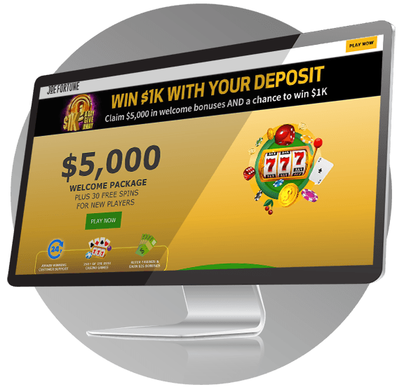 Joe Fortune Casino Design