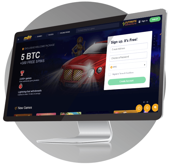 mBitcasino Design