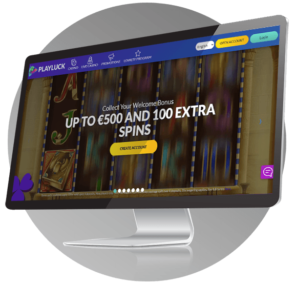 Playluck Casino Design