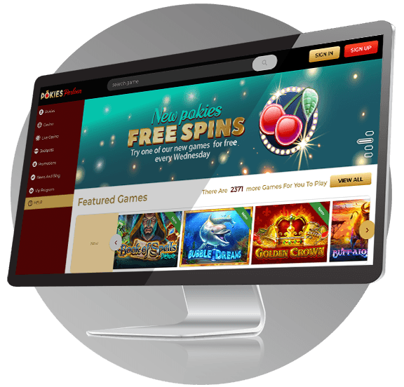 Pokies Parlour Casino Design
