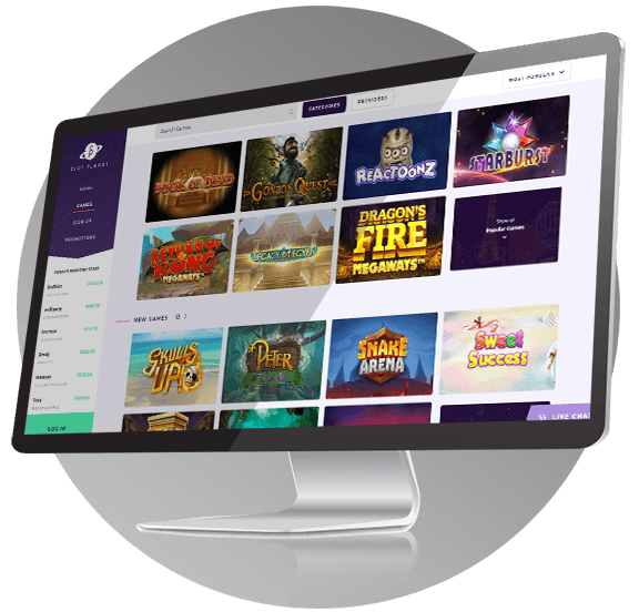 Slot Planet Casino Design