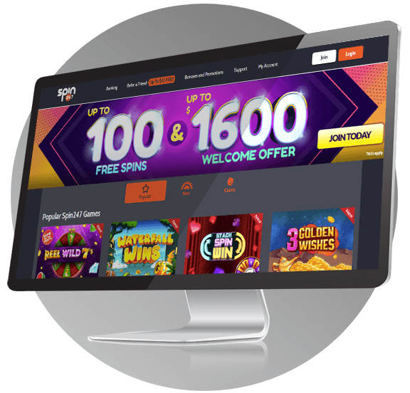Spin247 Casino Design