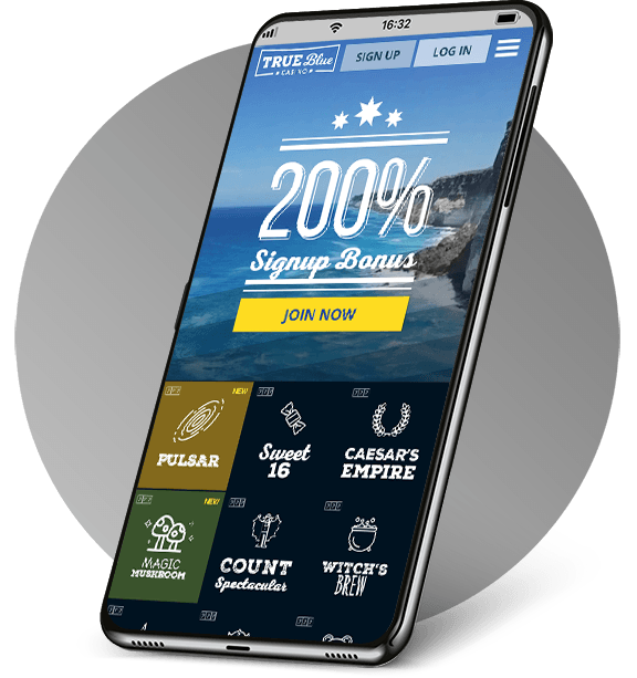True Blue Mobile Casino
