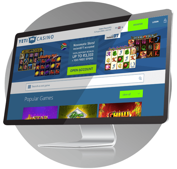 Yeti Casino Design