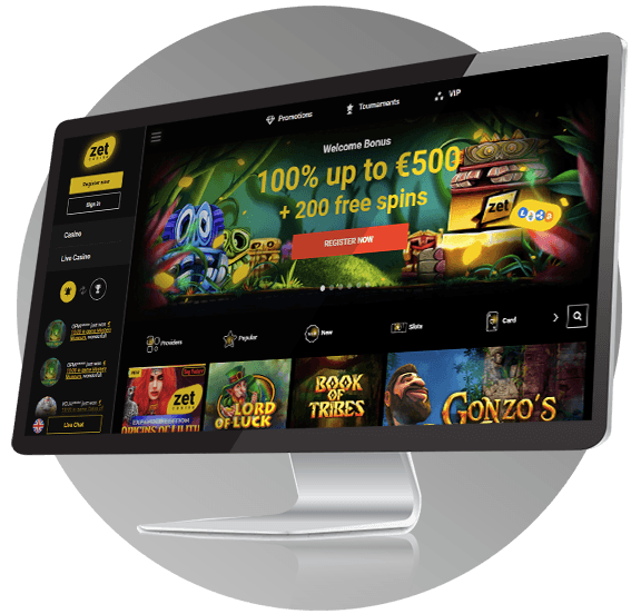 Zet Casino Design