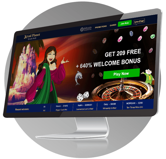 Royal Planet Casino design