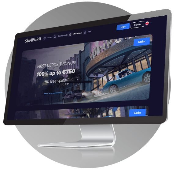 Sunpura Casino site design