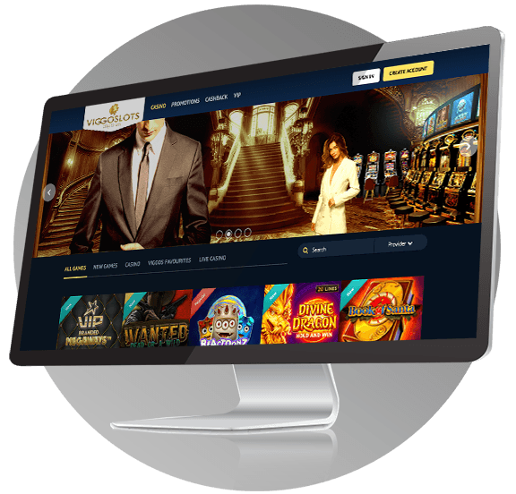 Viggoslots Casino Design