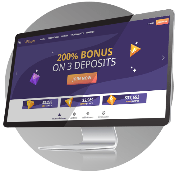 VIPslots Casino Desktop
