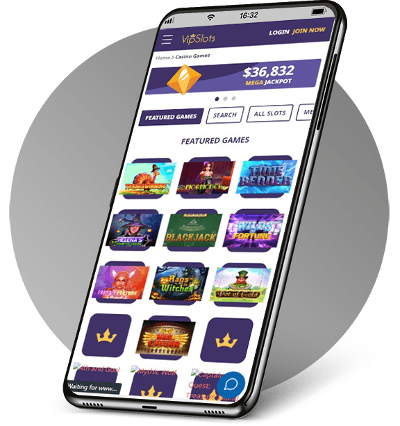 VIPSlots Mobile Design