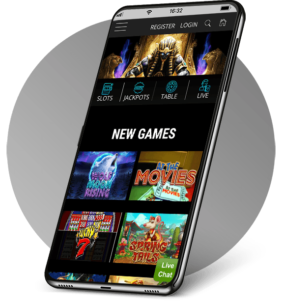 Wild Pharao Casino mobile design